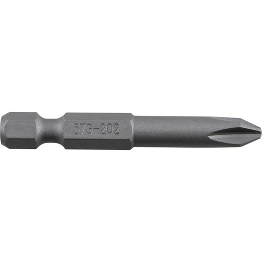 Screwdriver Bit, PH2, Phillips, 1/4" Hex