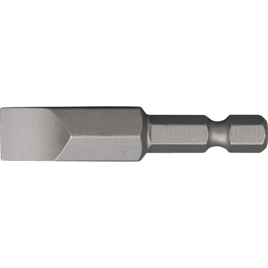 Screwdriver Bit, 8mm, Slotted, 1/4" Hex