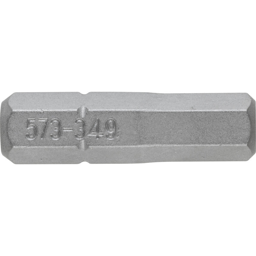 Screwdriver Bit, 6mm, Hex, 1/4" Hex