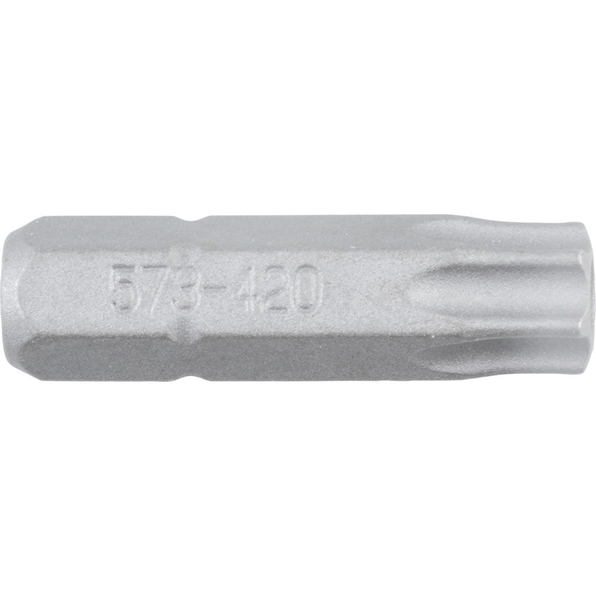 Screwdriver Bit, TX40, Tamperproof Torx, 1/4" Hex