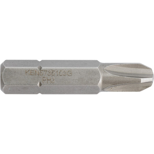 Screwdriver Bit, PH3, Phillips, 1/4" Hex