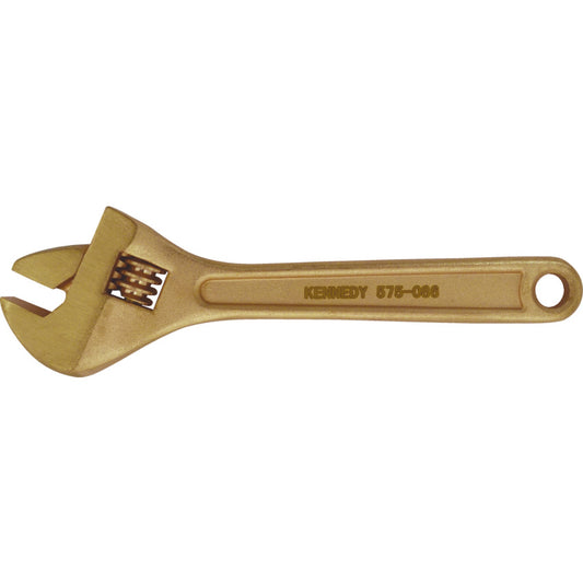 Single End, Non-Sparking Adjustable Spanner, 150mm, Metric