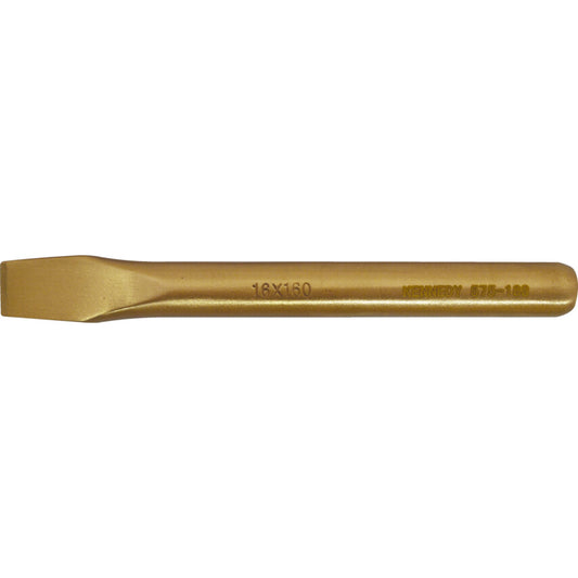 16x160mm SPARK RESISTANT FLAT COLD CHISEL Be-Cu