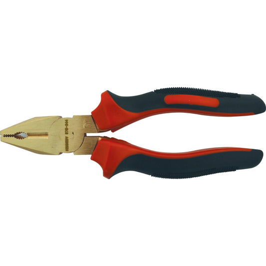 Combination Pliers, Serrated, Beryllium Copper, 180mm, Non Sparking