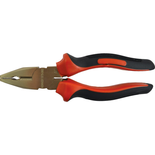 Combination Pliers, Serrated, Aluminium-Bronze, 200mm, Non Sparking