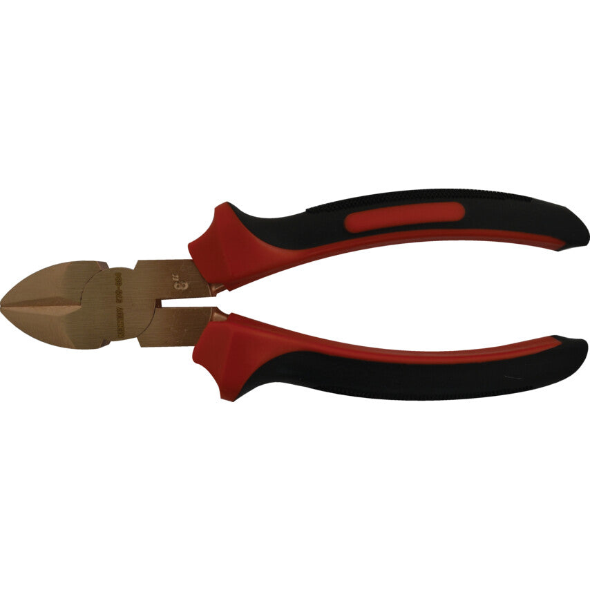 Diagonal Cutting Pliers, Diagonal, Beryllium Copper, 200mm, Non Sparking