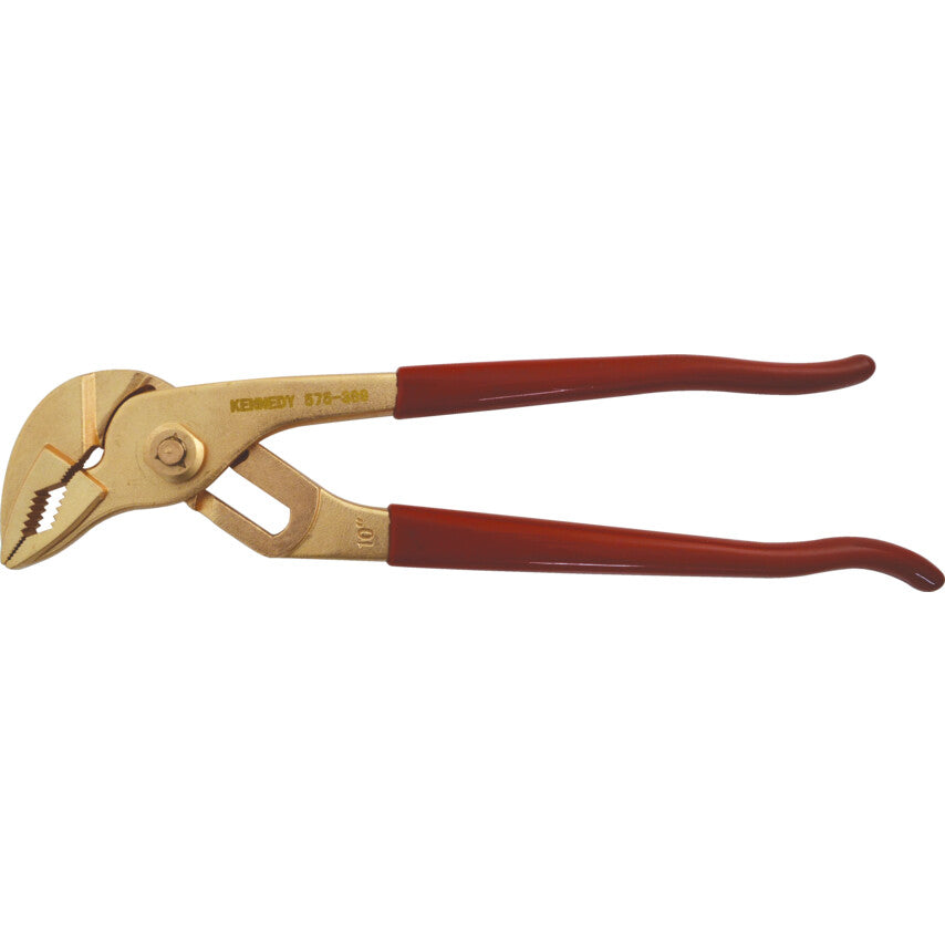 Slip Joint Pliers, Serrated, Beryllium Copper, 250mm, Non Sparking