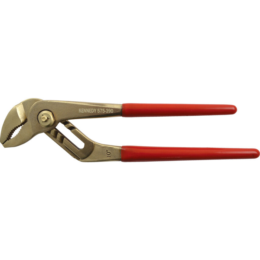 Slip Joint Pliers, Serrated, Aluminium-Bronze, 250mm, Non Sparking