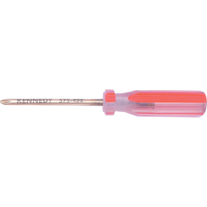 Non-Sparking Screwdriver Pozi PZ1 x 75mm