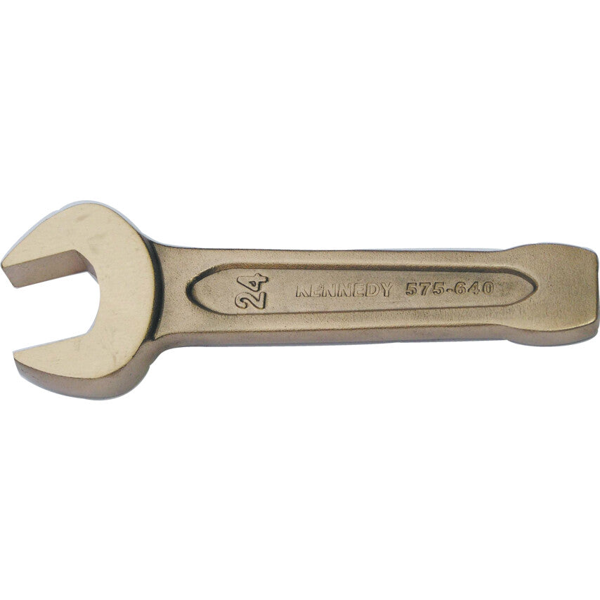 Single End, Non-Sparking Open End Slogging Spanner, 36mm, Metric