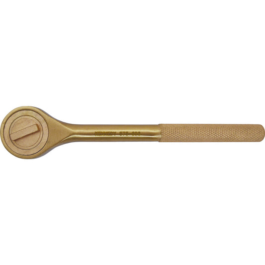 1/2in. Square Drive Non-Sparking Ratchet Handle, 245mm, Beryllium Copper