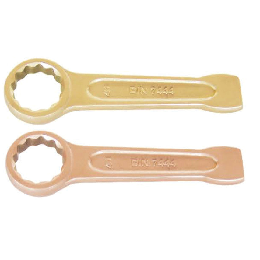 Single End, Non-Sparking Open End Slogging Spanner, 19mm, Metric