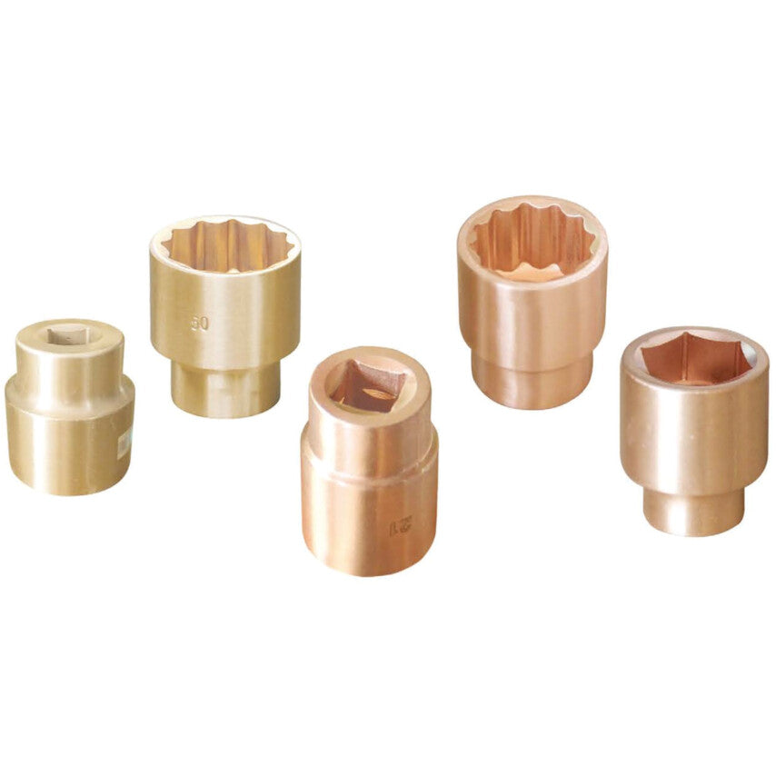 1/2in. Drive, Standard Non-Sparking Socket, 28mm, Metric, Satin Finish