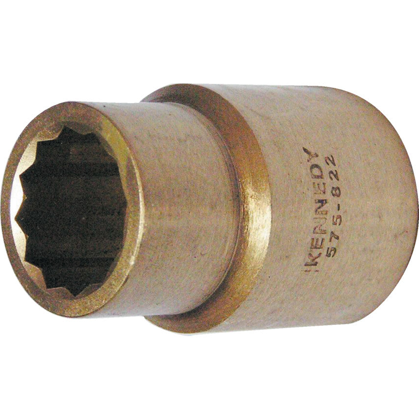 3/4in. Drive, Standard Non-Sparking Socket, 27mm, Metric, Satin Finish