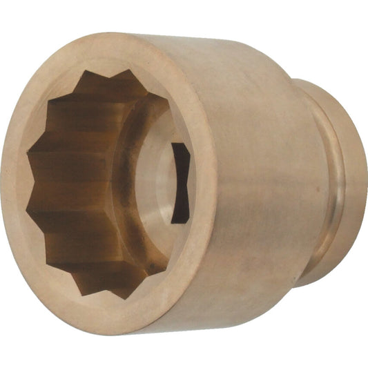 1in. Drive, Standard Non-Sparking Socket, 24mm, Metric, Satin Finish