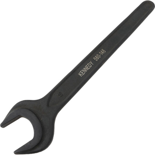 Metric Open Ended Spanner, Single End, Vanadium Steel, 46mm
