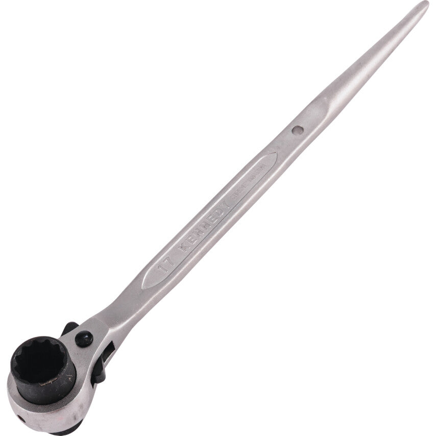 Single End, Ratchet Podger Spanner, 13 x 17mm, Metric