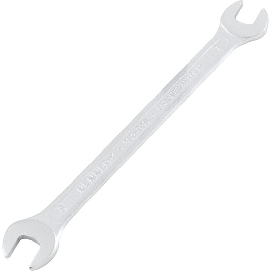 Double End, Open Ended Spanner, 7 x 8mm, Metric