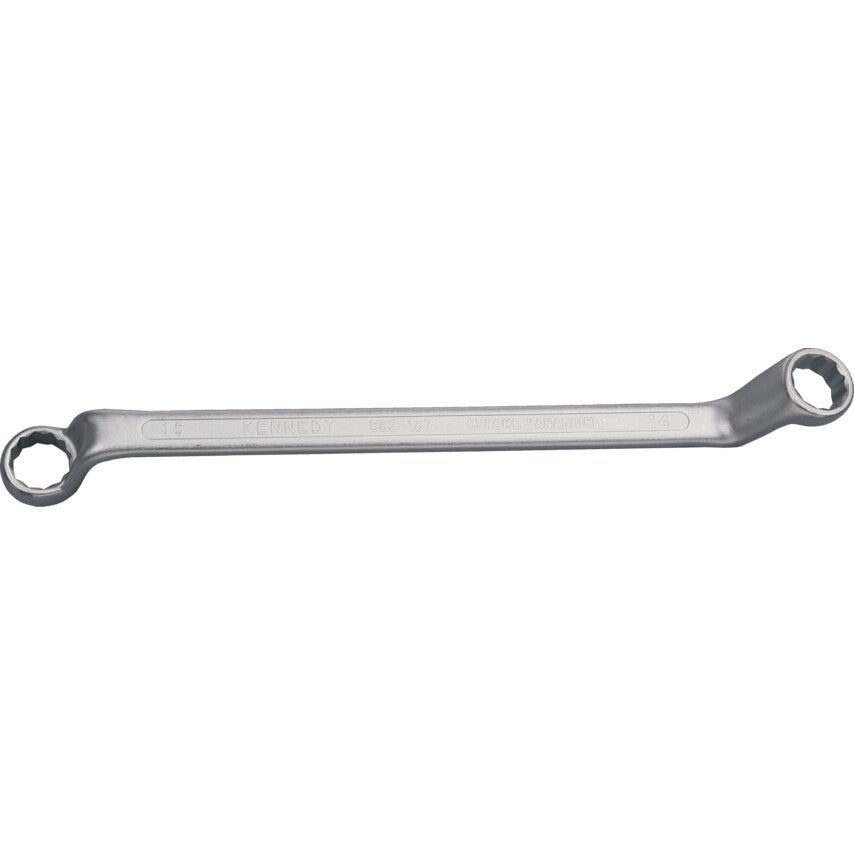 Double End, Ring Spanner, 36 x 41mm, Metric