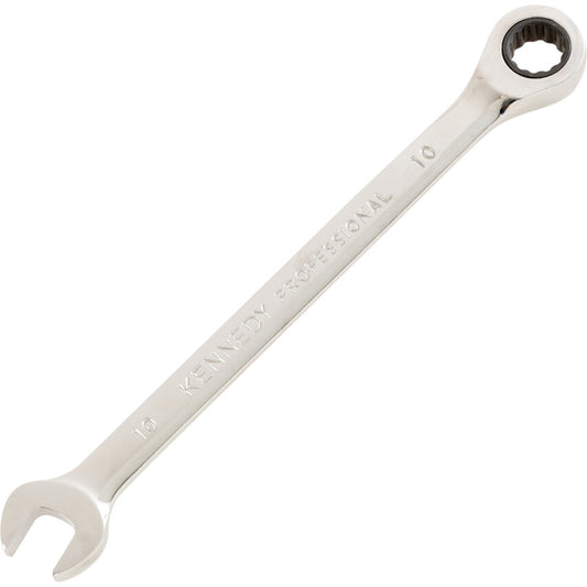 Double End, Ratcheting Combination Spanner, 10mm, Metric