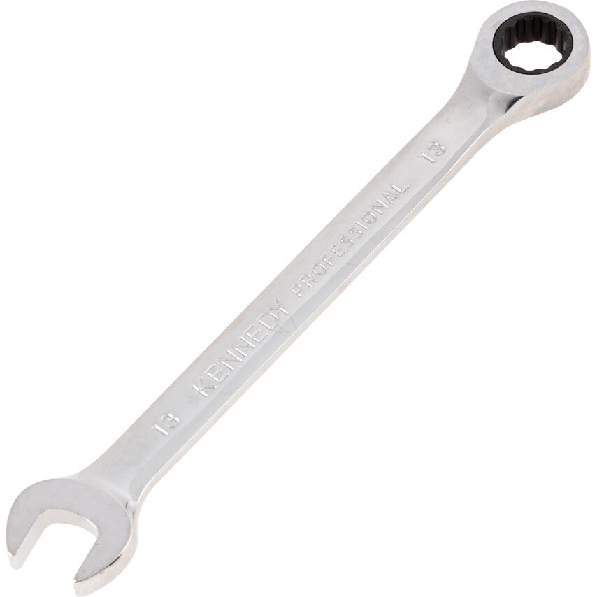 Double End, Ratcheting Combination Spanner, 13mm, Metric
