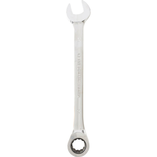 Double End, Ratcheting Combination Spanner, 24mm, Metric