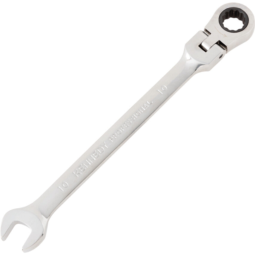 Double End, Ratchet Wrench, 10mm, Metric