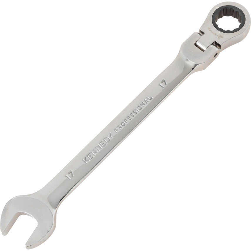 Double End, Ratchet Wrench, 17mm, Metric