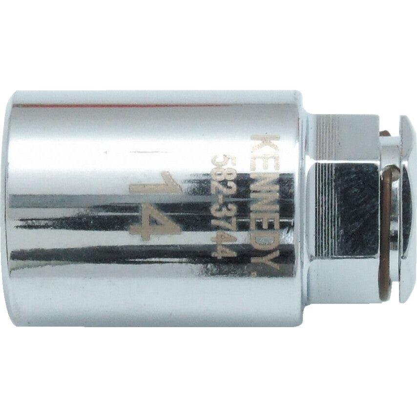 Standard Pass Through Socket, 19mm, Metric, Polished Finish
