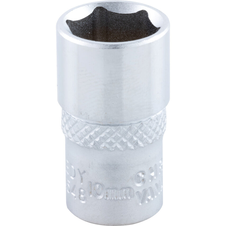 1/4in. Drive, Standard Hexagon Socket, 11mm, Metric, Chromed Finish