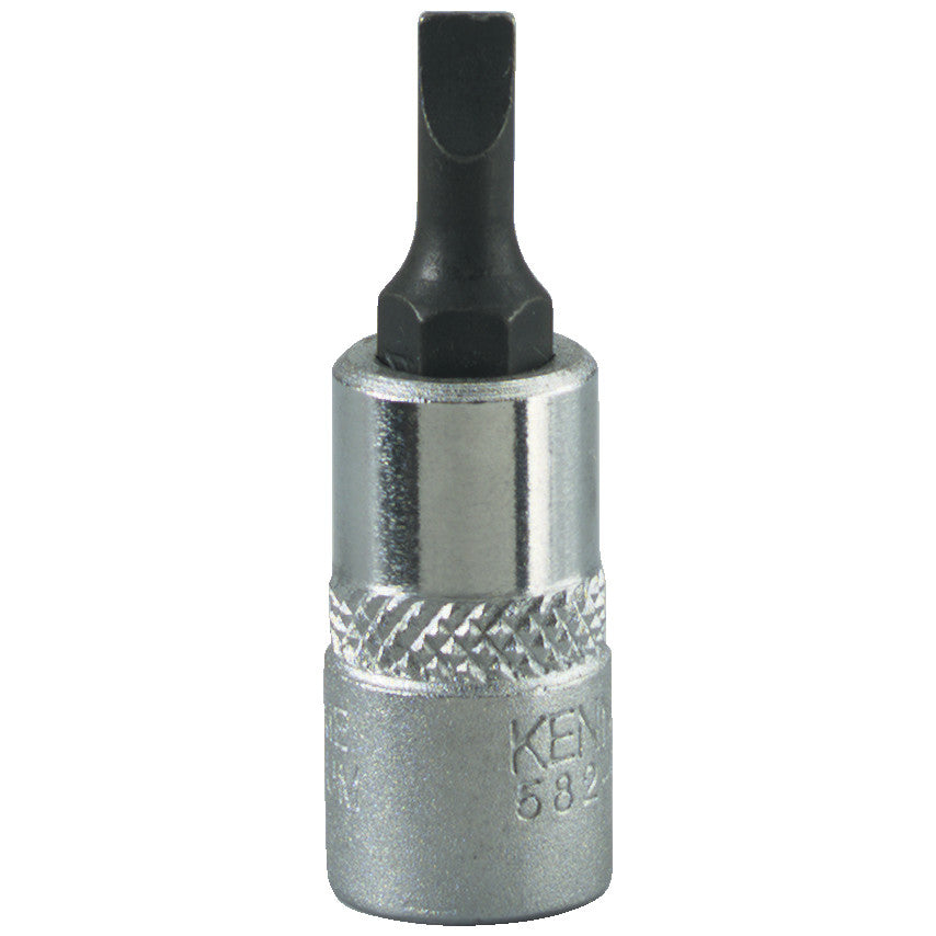 1/4in. Drive, Standard Screwdriver Bit Socket, 4mm, Metric, Polished Finish