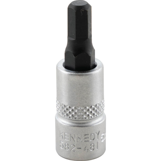 1/4in. Drive, Standard Hexagon Bit Socket, 1/4in. AF, Chromed Finish