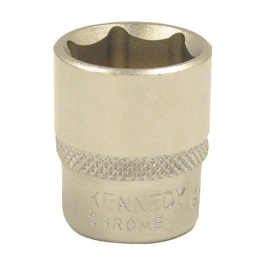 3/8in. Drive, Standard Hexagon Socket, 19mm, Metric, Chromed Finish