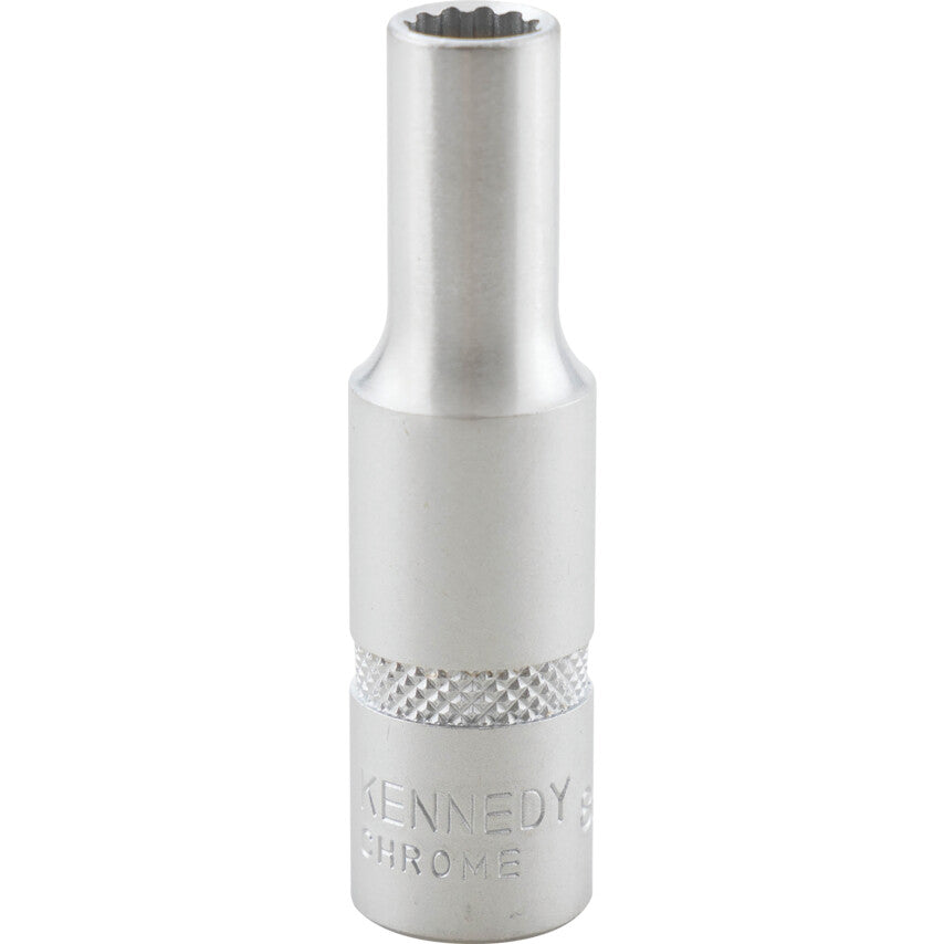 3/8in. Drive, Deep Bi-Hexagon Socket, 8mm, Metric, Chromed Finish