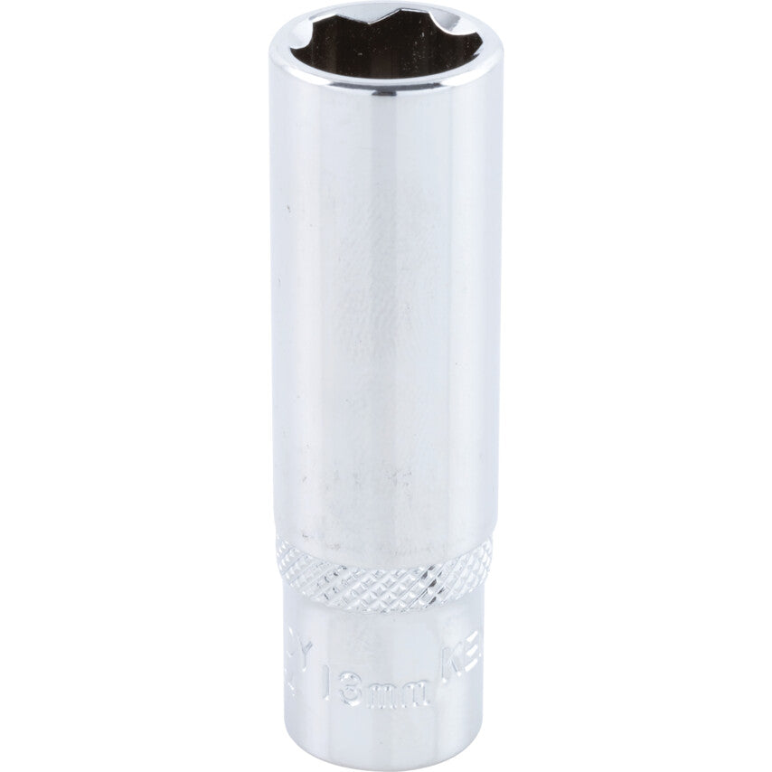 3/8in. Drive, Deep KenGrip® Socket, 13mm, Metric, Chromed Finish