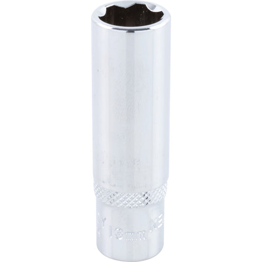 3/8in. Drive, Deep KenGrip® Socket, 13mm, Metric, Chromed Finish