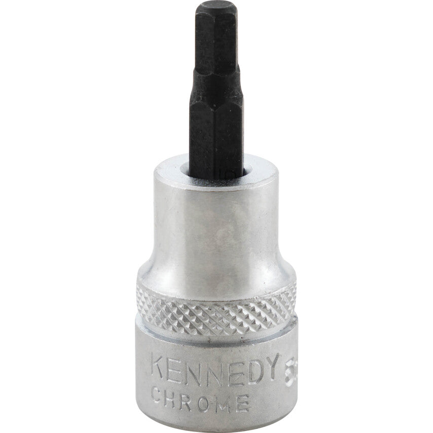 3/8in. Drive, Standard Hexagon Bit Socket, 5mm, Metric, Chromed Finish