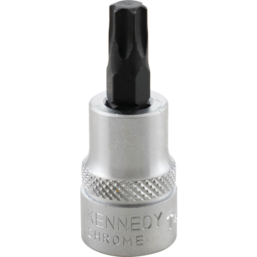 3/8in. Drive, Standard Torx Socket, T45, Torx, Chromed Finish