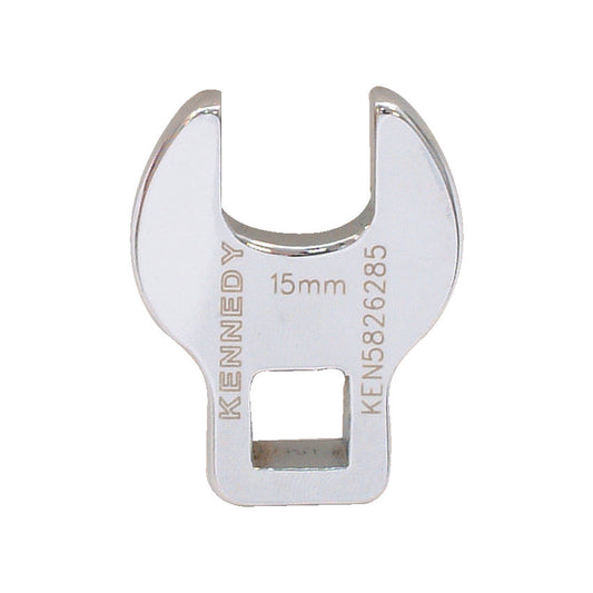 15mm Open End Crowfoot Wrench 3/8" Square Drive