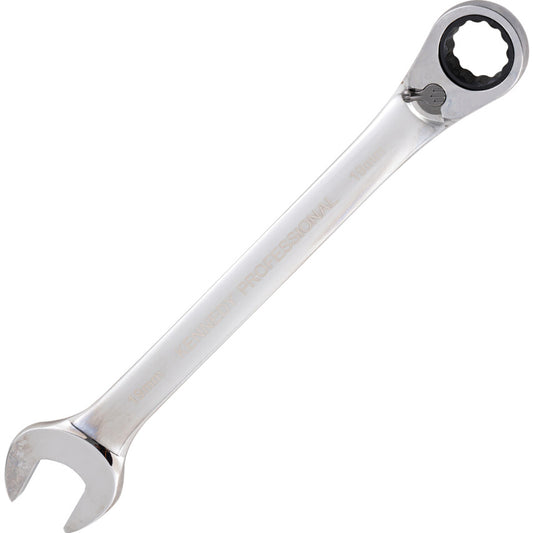 Double End, Ratcheting Combination Spanner, 15mm, Metric