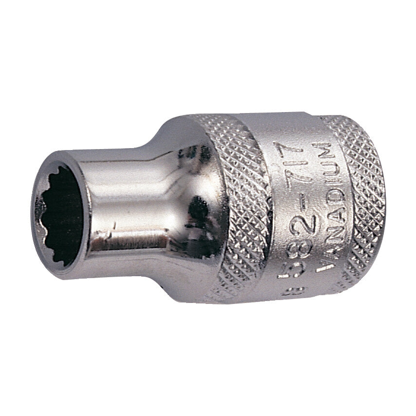 1/2in. Drive, Standard Bi-Hexagon Socket, 15/16in. AF, Chromed Finish