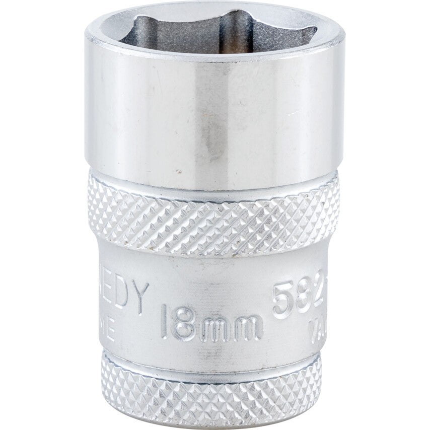 1/4in. Drive, Deep Hexagon Socket, 9mm, Metric, Chromed Finish