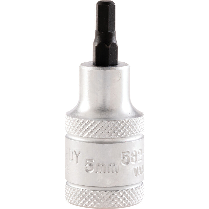 1/2in. Drive, Standard Hexagon Bit Socket, 55mm, Metric, Chromed Finish