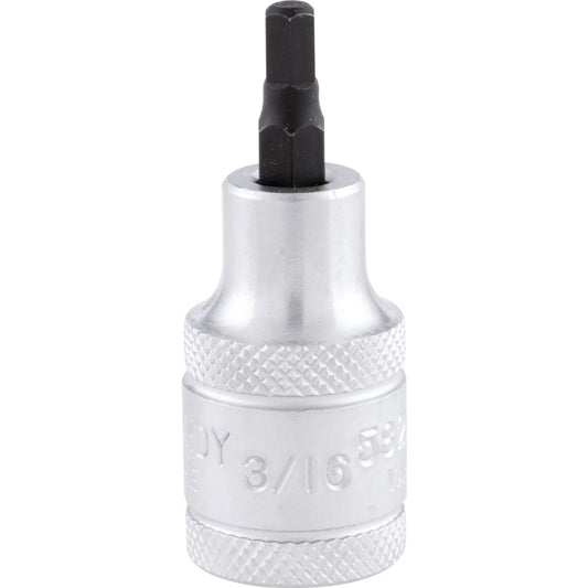 1/2in. Drive, Standard Hexagon Bit Socket, 55mm, Imperial, Chromed Finish