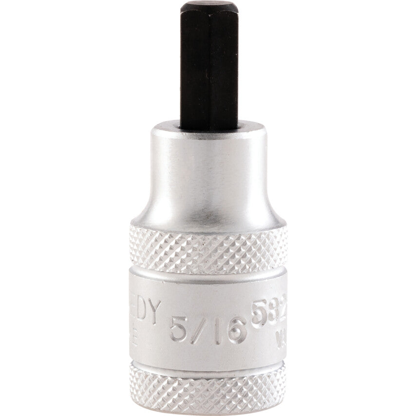 1/2in. Drive, Standard Hexagon Bit Socket, 55mm, Imperial, Chromed Finish