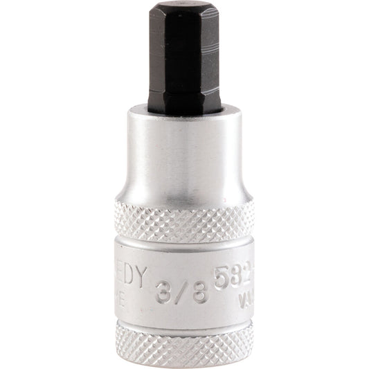 1/2in. Drive, Standard Hexagon Bit Socket, 55mm, Imperial, Chromed Finish