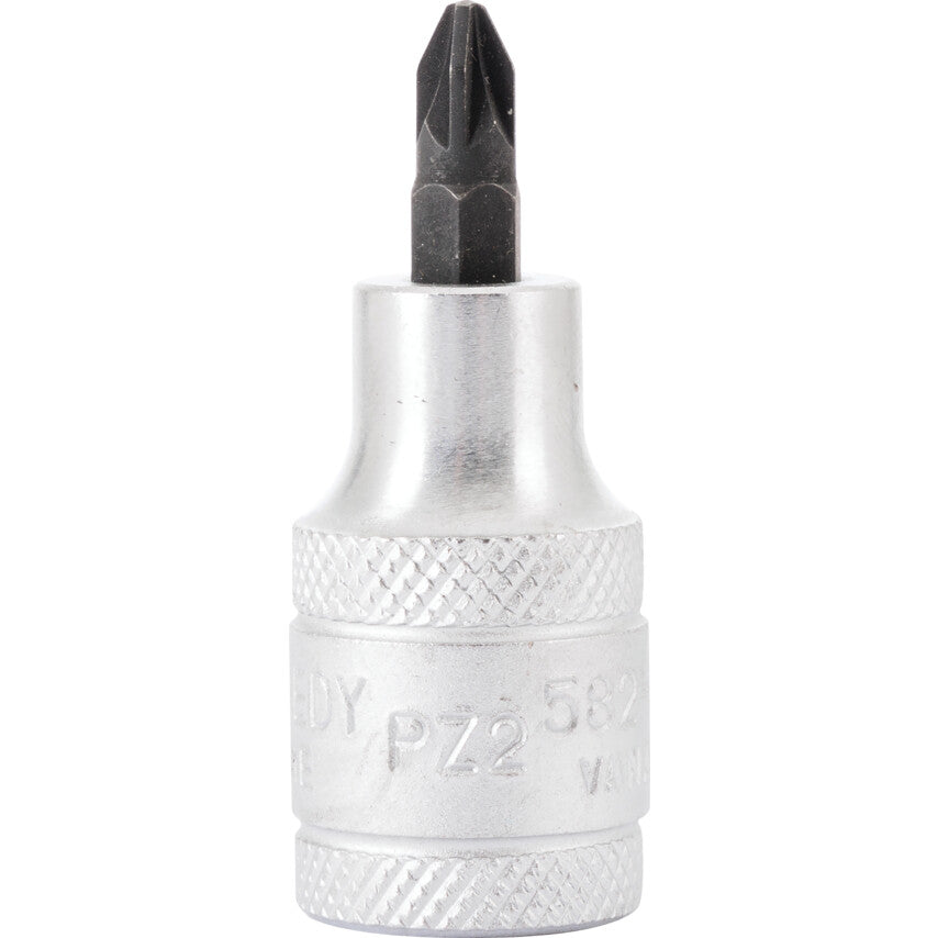 1/2in. Drive, Standard Screwdriver Bit Socket, 55mm, Metric, Chromed Finish