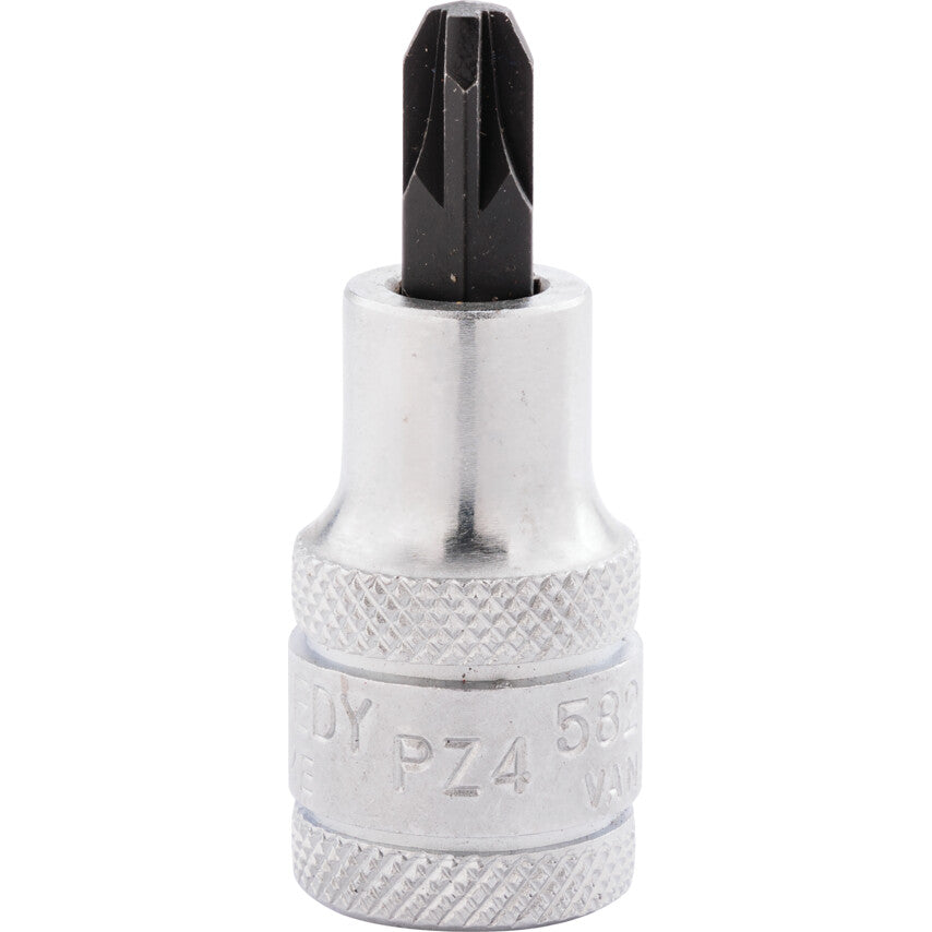 1/2in. Drive, Standard Screwdriver Bit Socket, 55mm, Metric, Chromed Finish