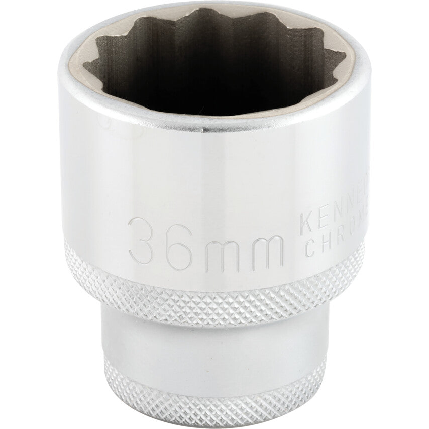 3/4in. Drive, Standard Bi-Hexagon Socket, 33mm, Metric, Chromed Finish