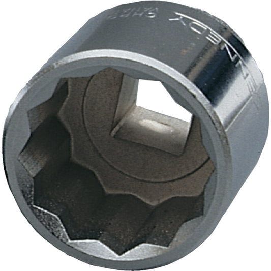 1in. Drive, Standard Bi-Hexagon Socket, 70mm, Metric, Chromed Finish